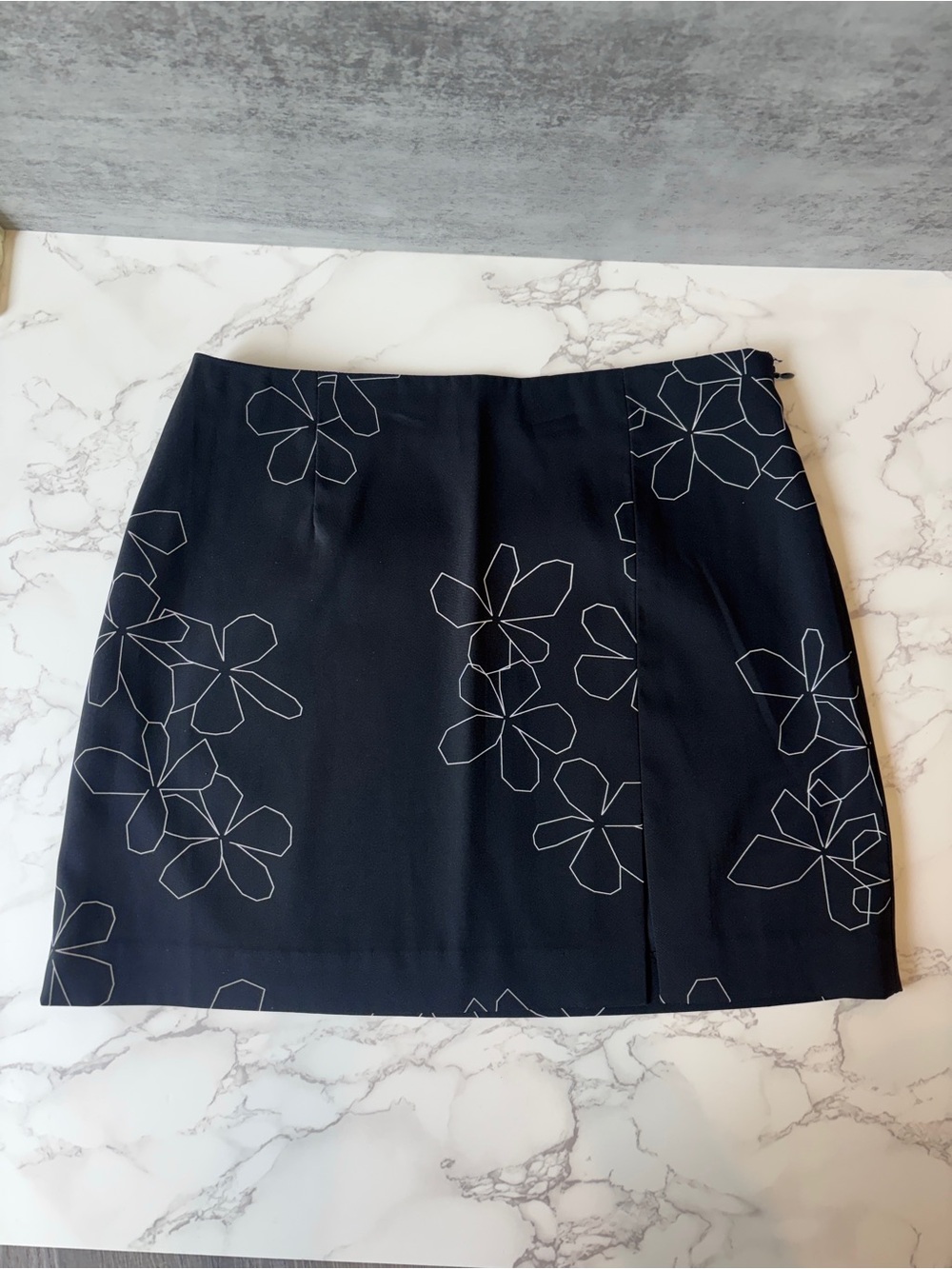 Vintage Express Floral Mini Skirt